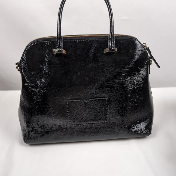 Kate Spade Women's Black/Gold Handbag Classic Polkadot Black/Tan Lining - Picture 4 of 15